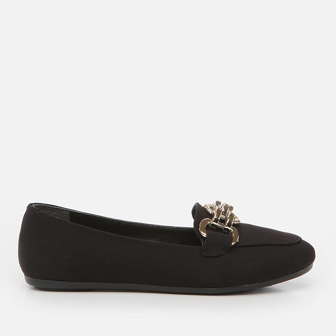  Siyah Yaya Kadın Loafer