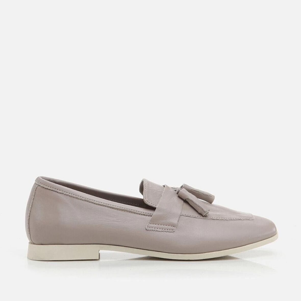 Hakiki Deri Vizon Kadın Loafer