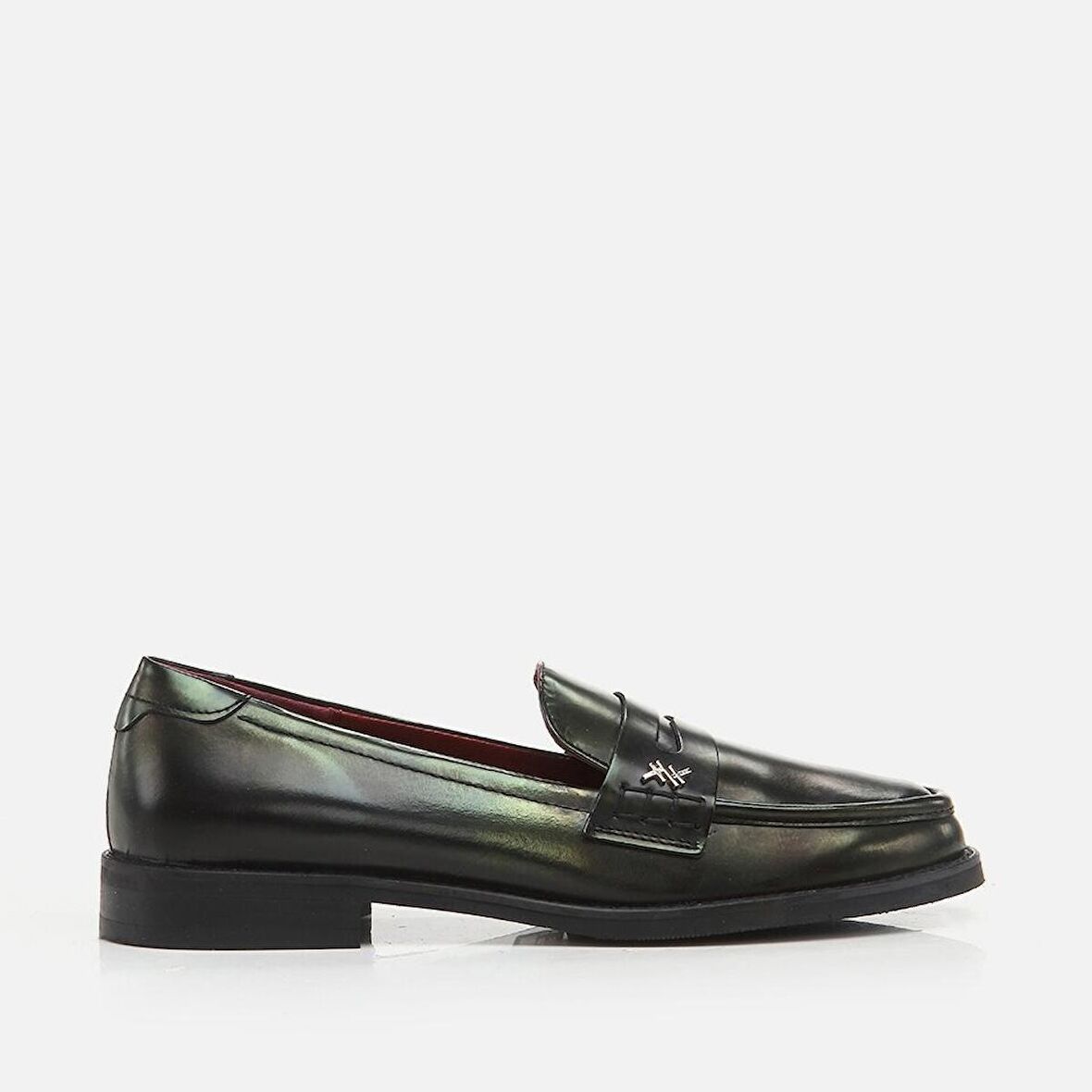 Hakiki Deri Siyah Kadın Loafer
