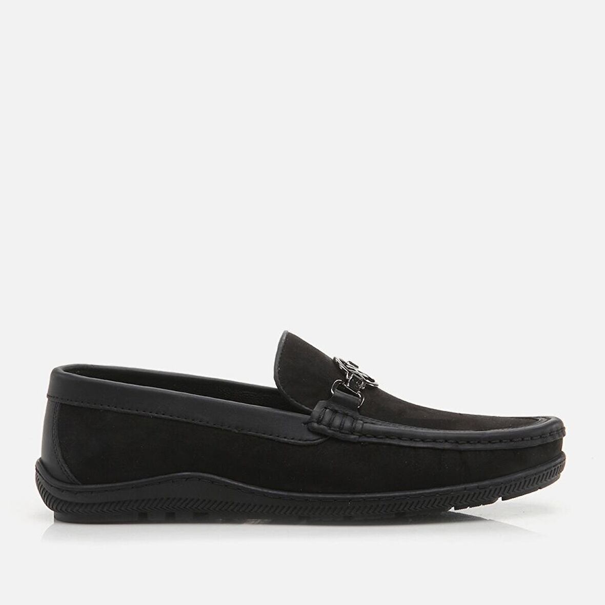 Hakiki Deri Siyah Erkek Loafer