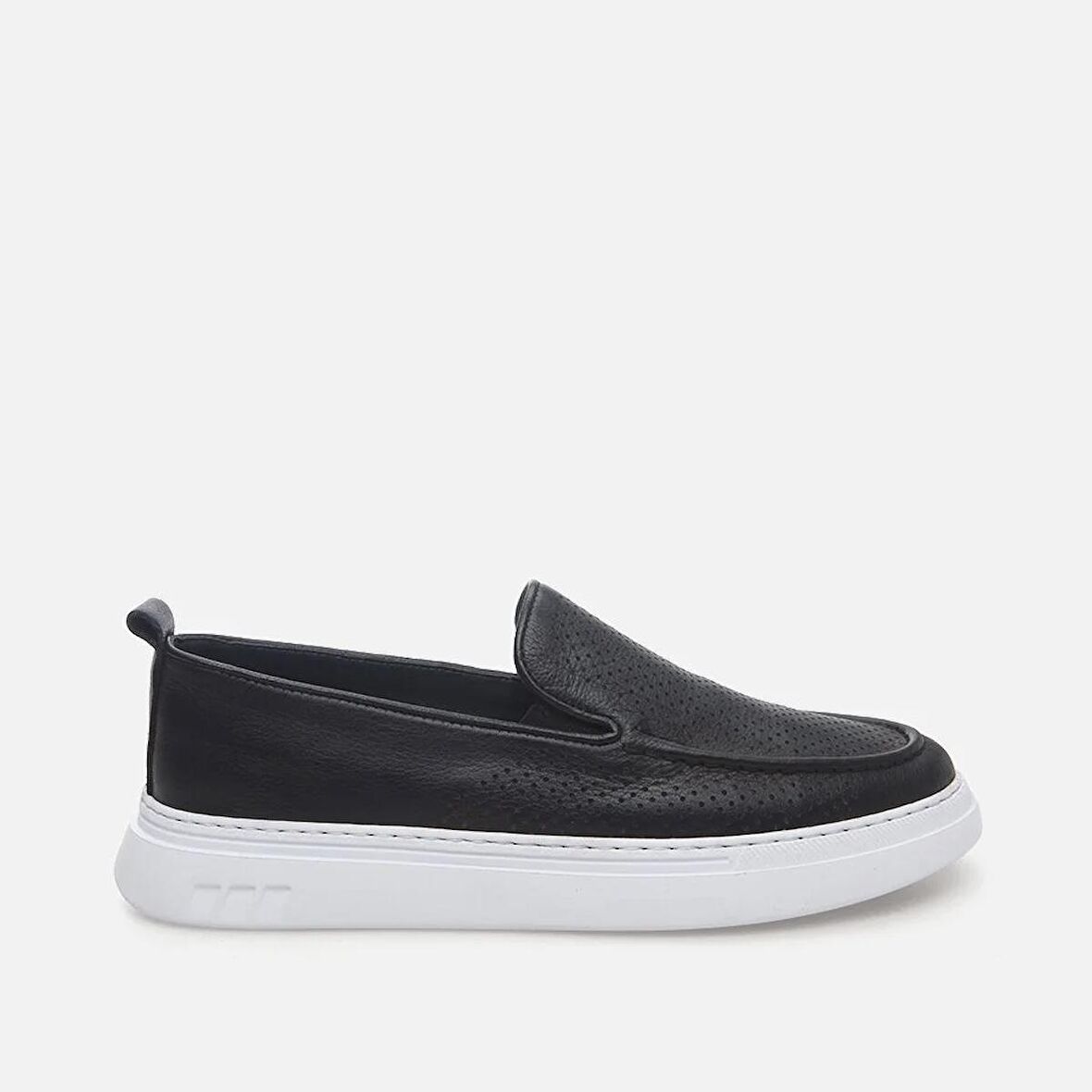 Hakiki Deri Siyah Erkek Loafer