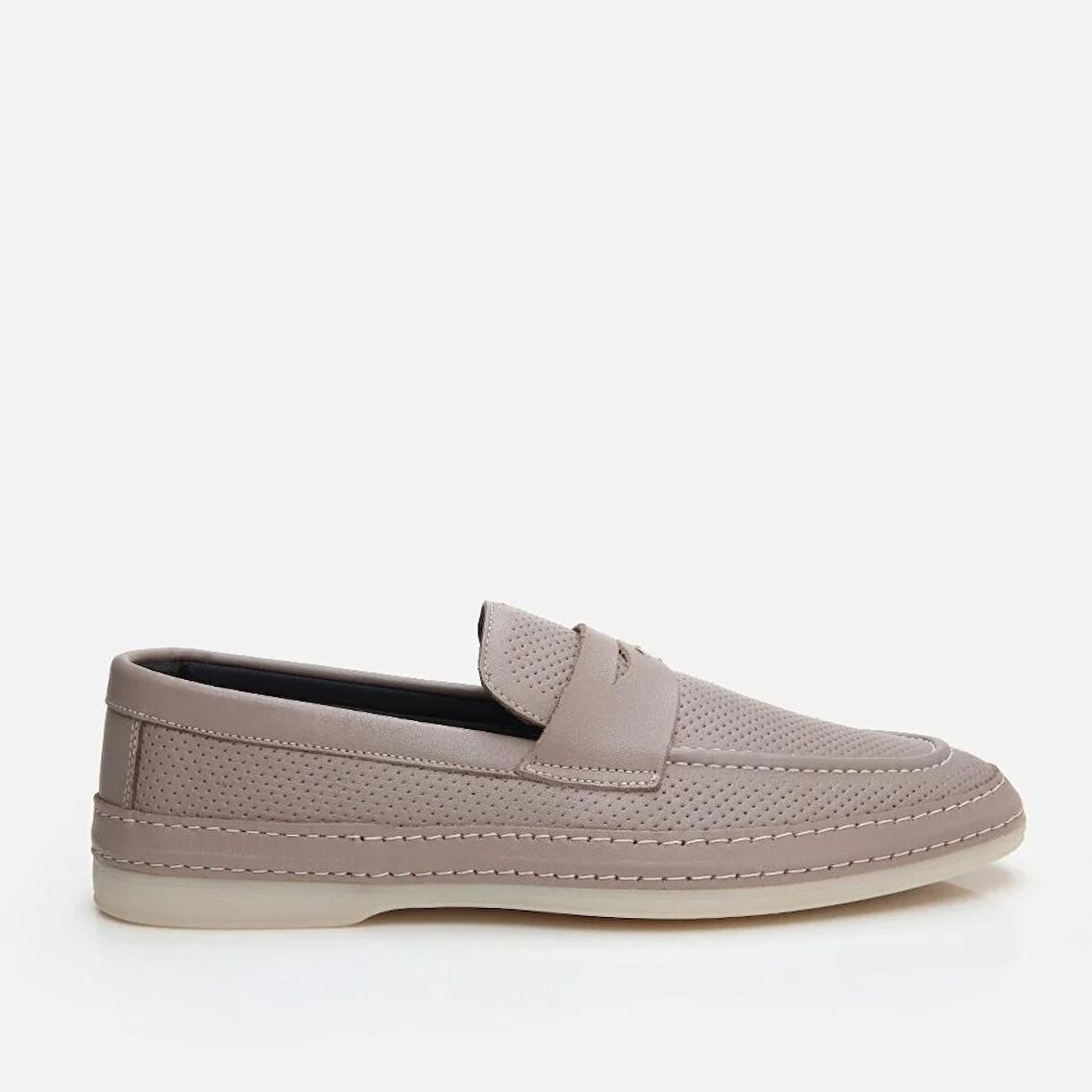 Hakiki Deri Vizon Erkek Loafer