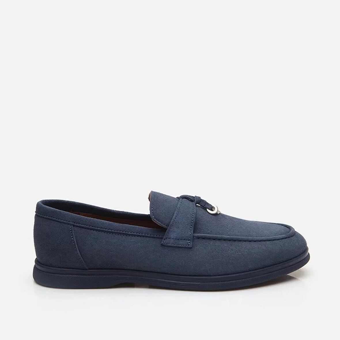 Hakiki Deri Lacivert Erkek Loafer