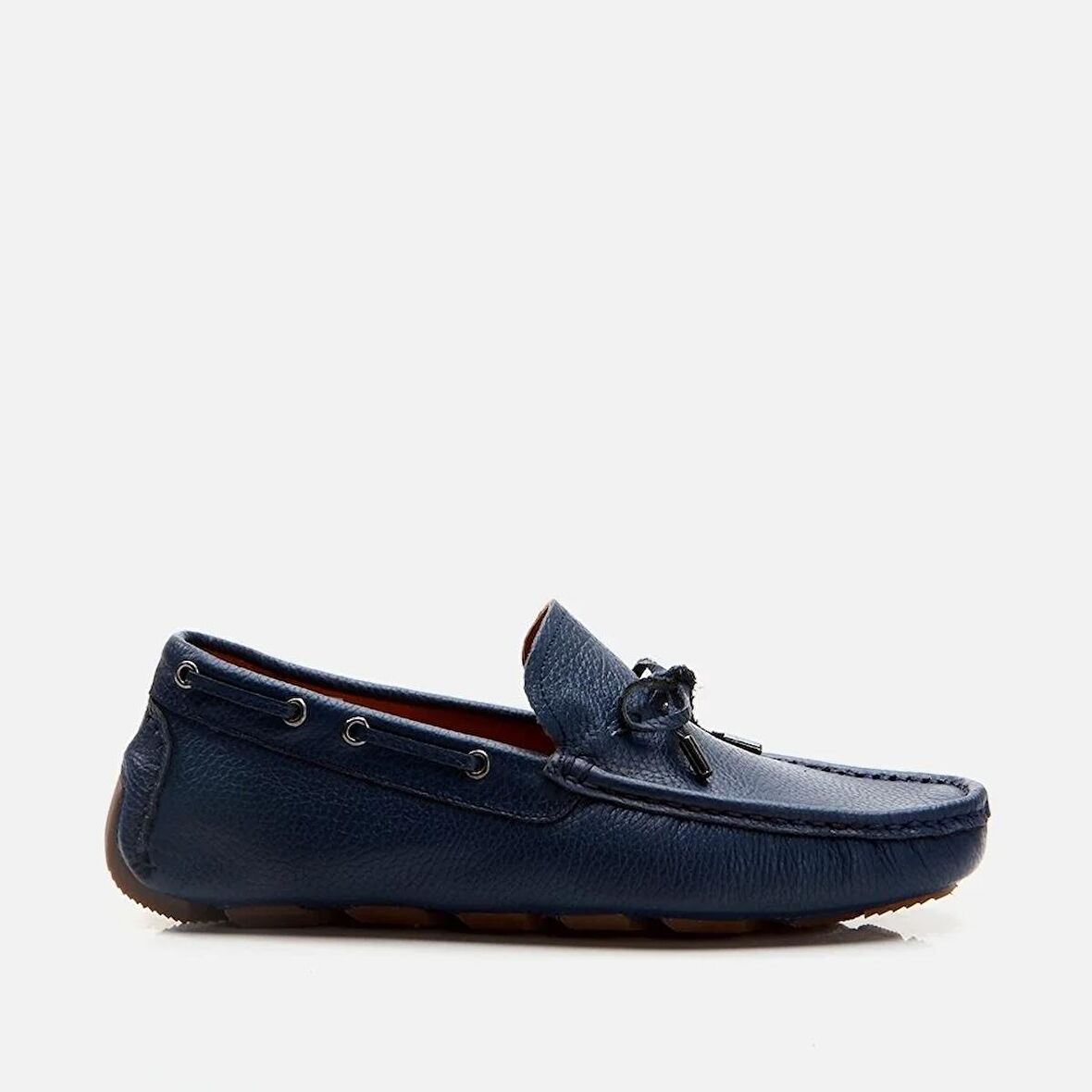Hakiki Deri Lacivert Erkek Loafer