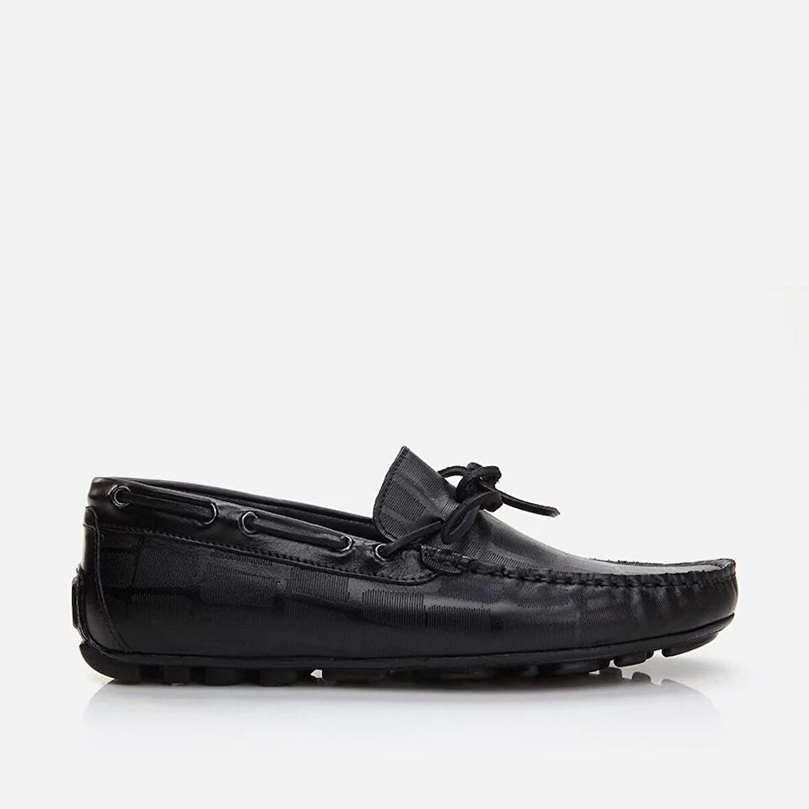 Hakiki Deri Siyah Erkek Loafer