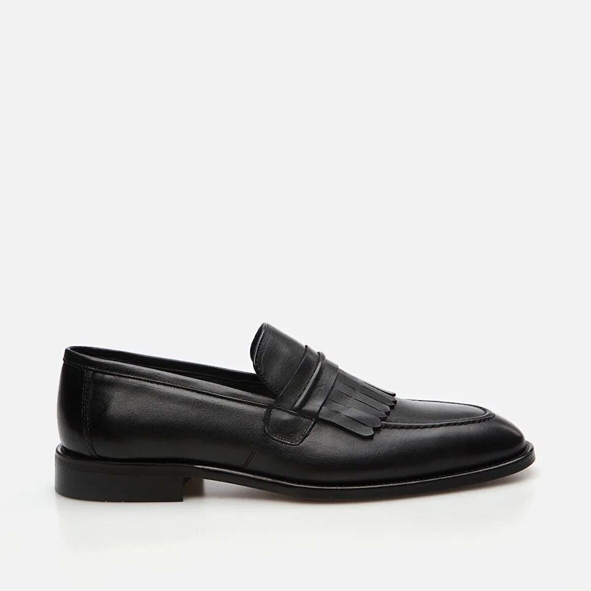 Hakiki Deri Siyah Erkek Loafer