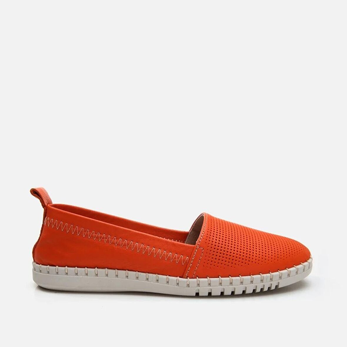 Hakiki Deri Nar Kadın Loafer