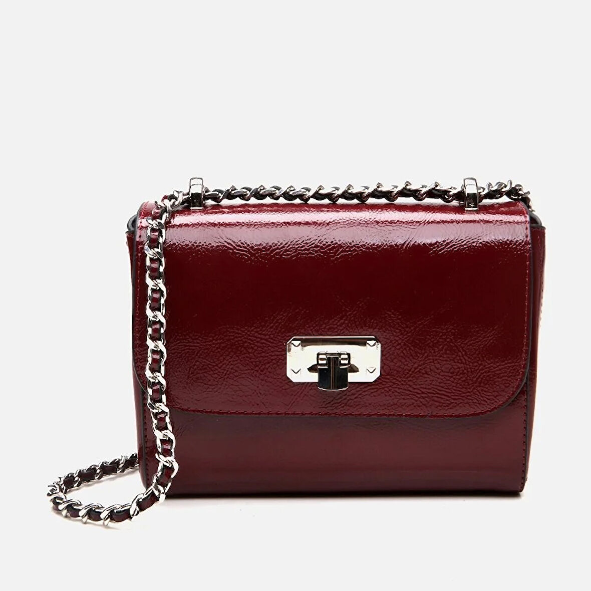 Bordo Kadın Mini (Çapraz) Çanta