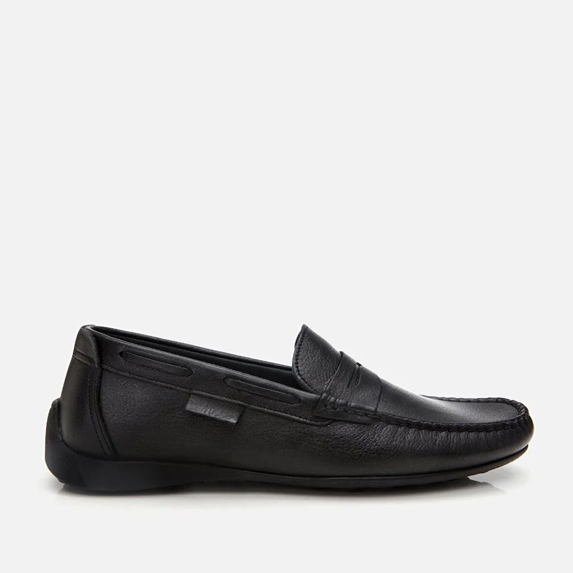 Hakiki Deri Siyah Erkek Loafer