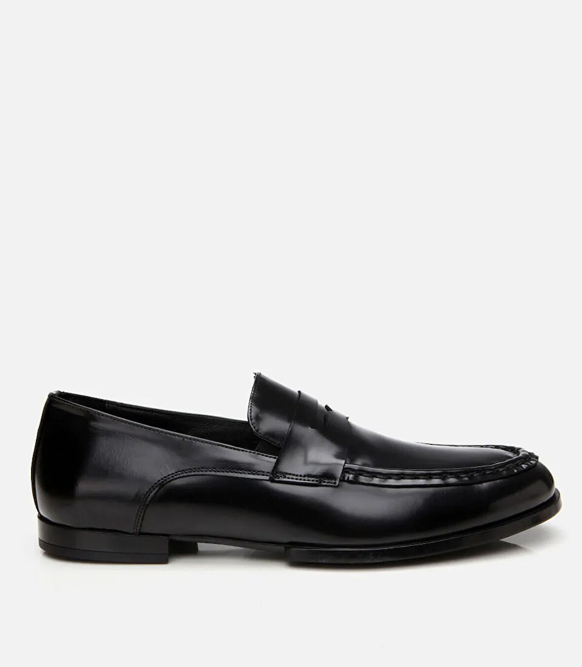 Erkek Deri Siyah Klasik Loafer