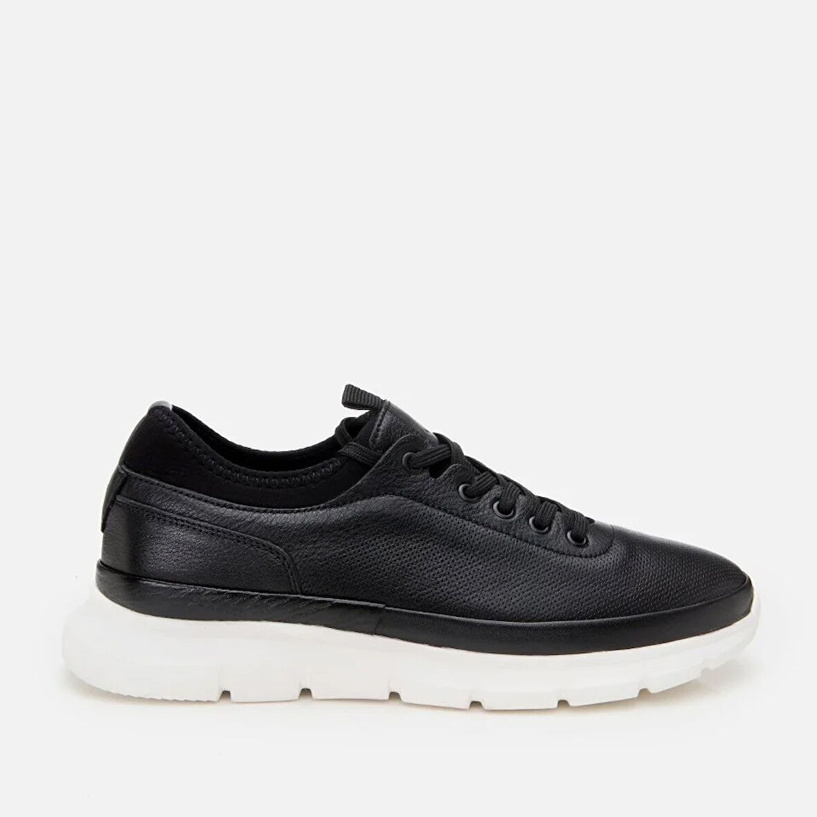 Erkek Deri Siyah Spor Ayakkabı