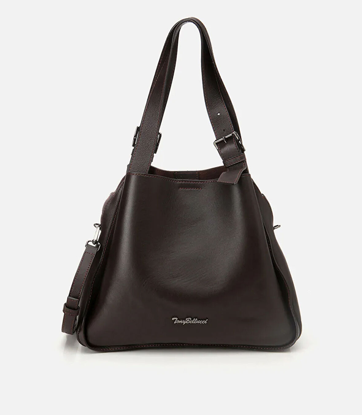 Kadın Deri Kahverengi Tote Çanta