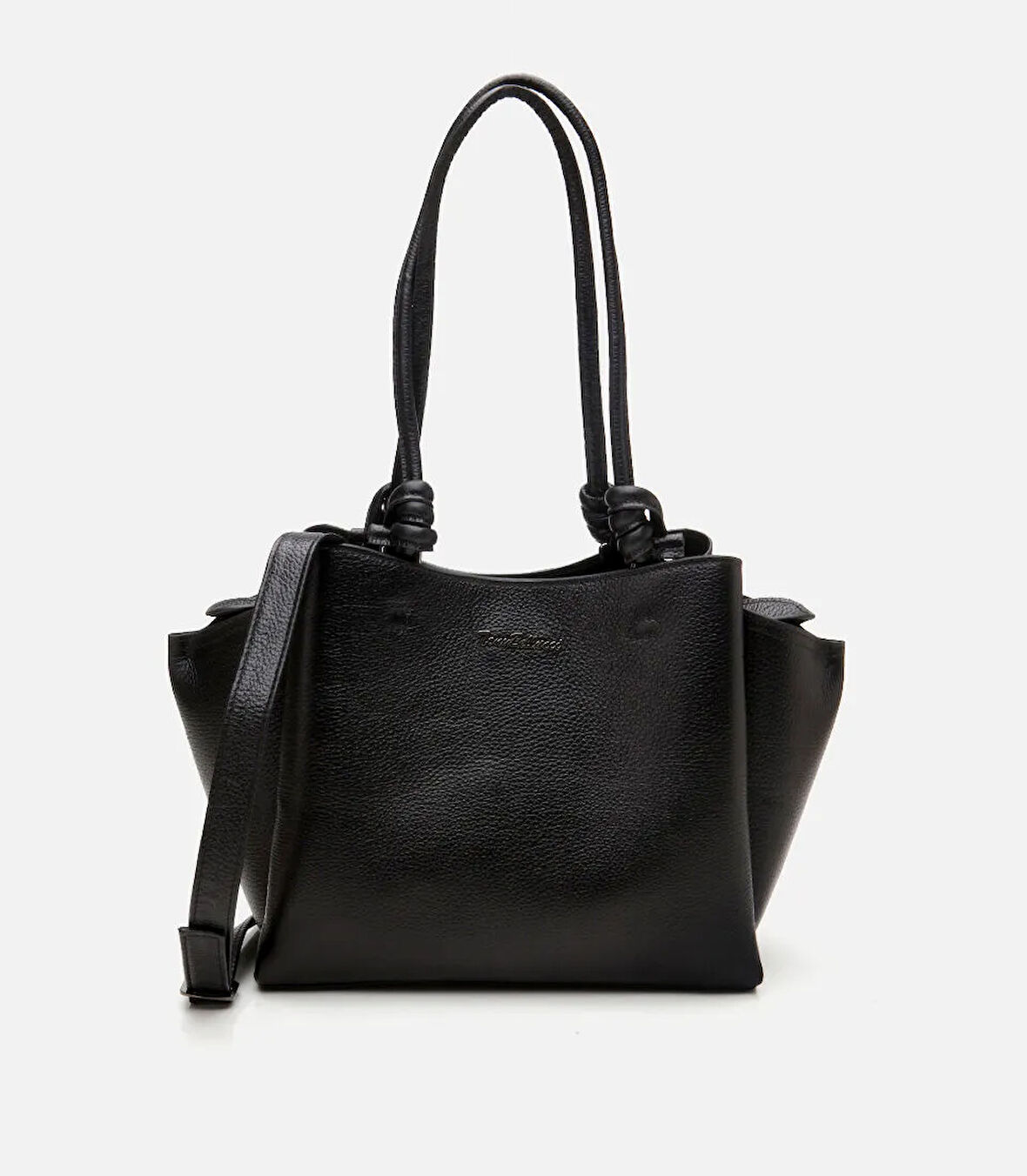 Kadın Deri Siyah Omuz Çantası