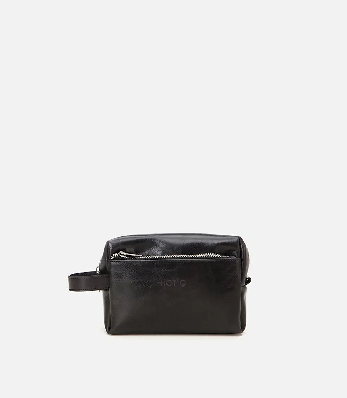 Erkek Deri Siyah El Çantası