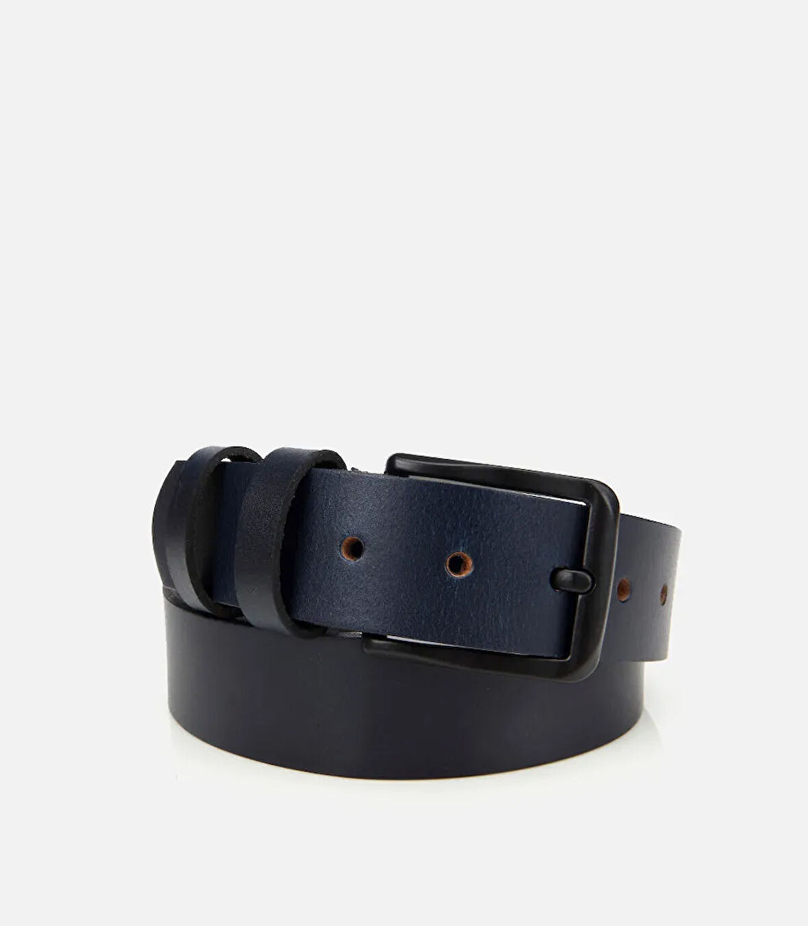 Erkek Deri Lacivert Kemer