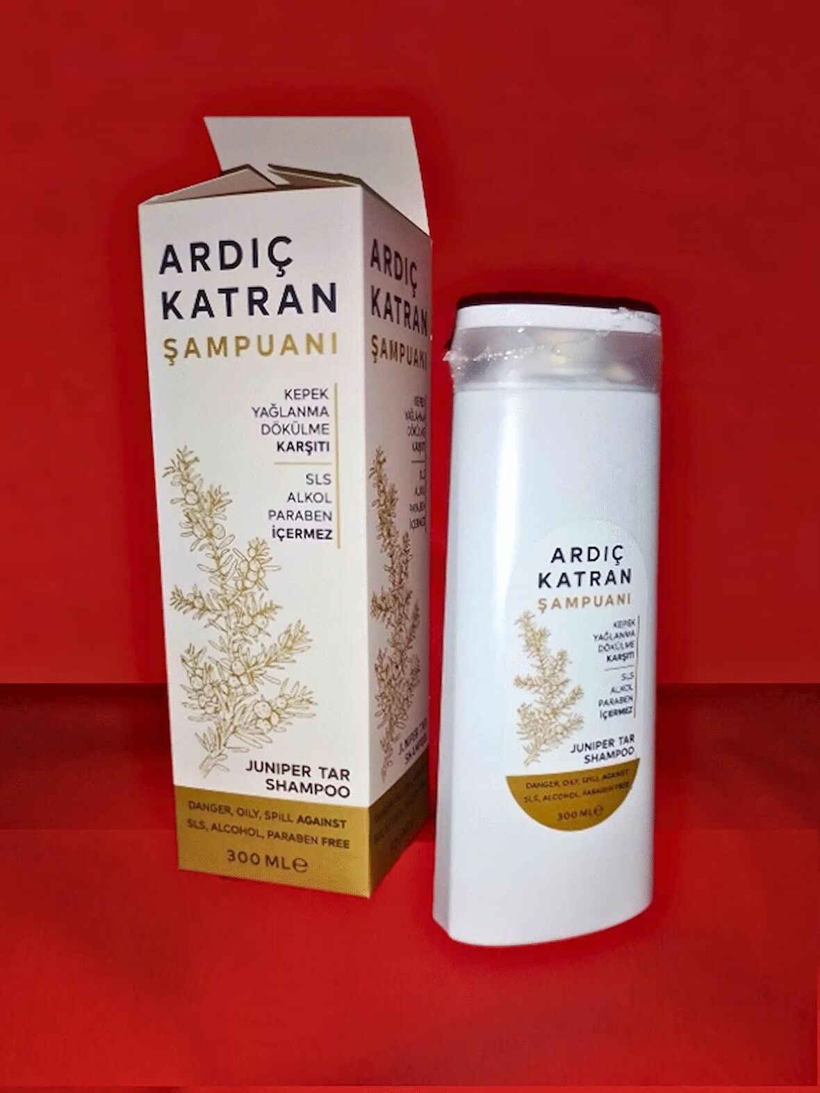 Ardıç Katranı Şampuanı (Kepek ve Yağ Karşıtı Doğal Ardıç Katranlı Şampuan) 300 Ml