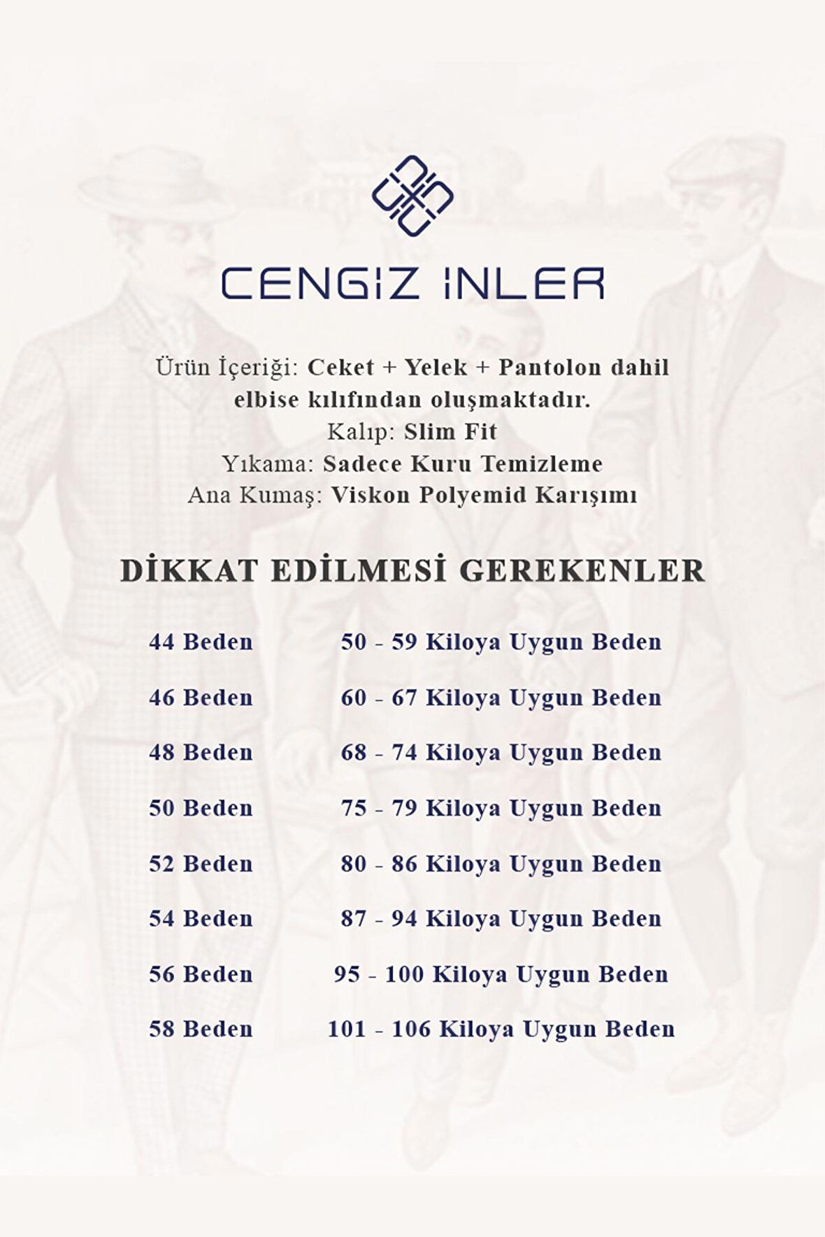 Cengiz İnler Kırlangıç Yaka Düz Çift Düğme Slim Fit Erkek Takım Elbise