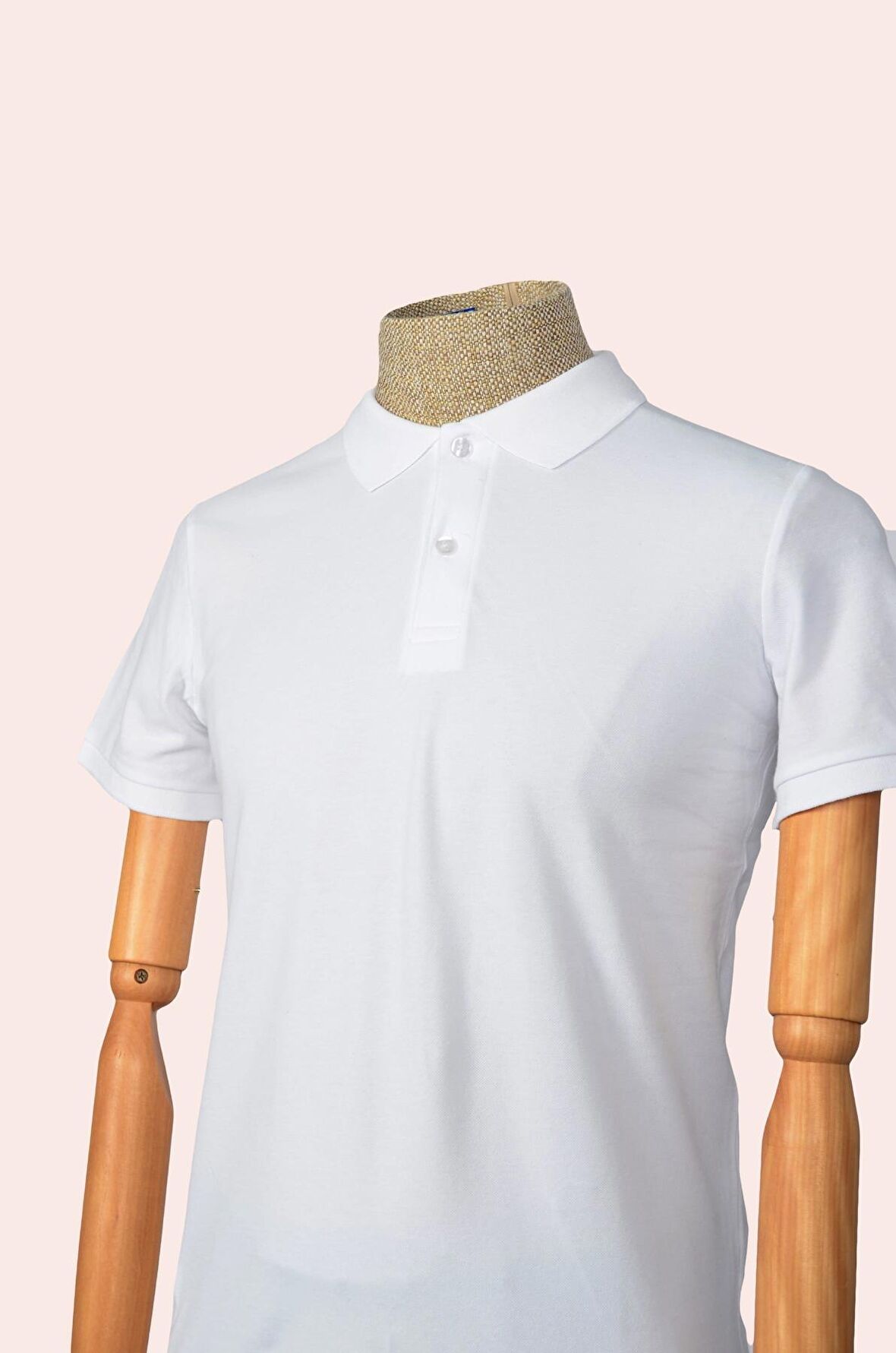Polo Yaka Düz T-shirt Slim