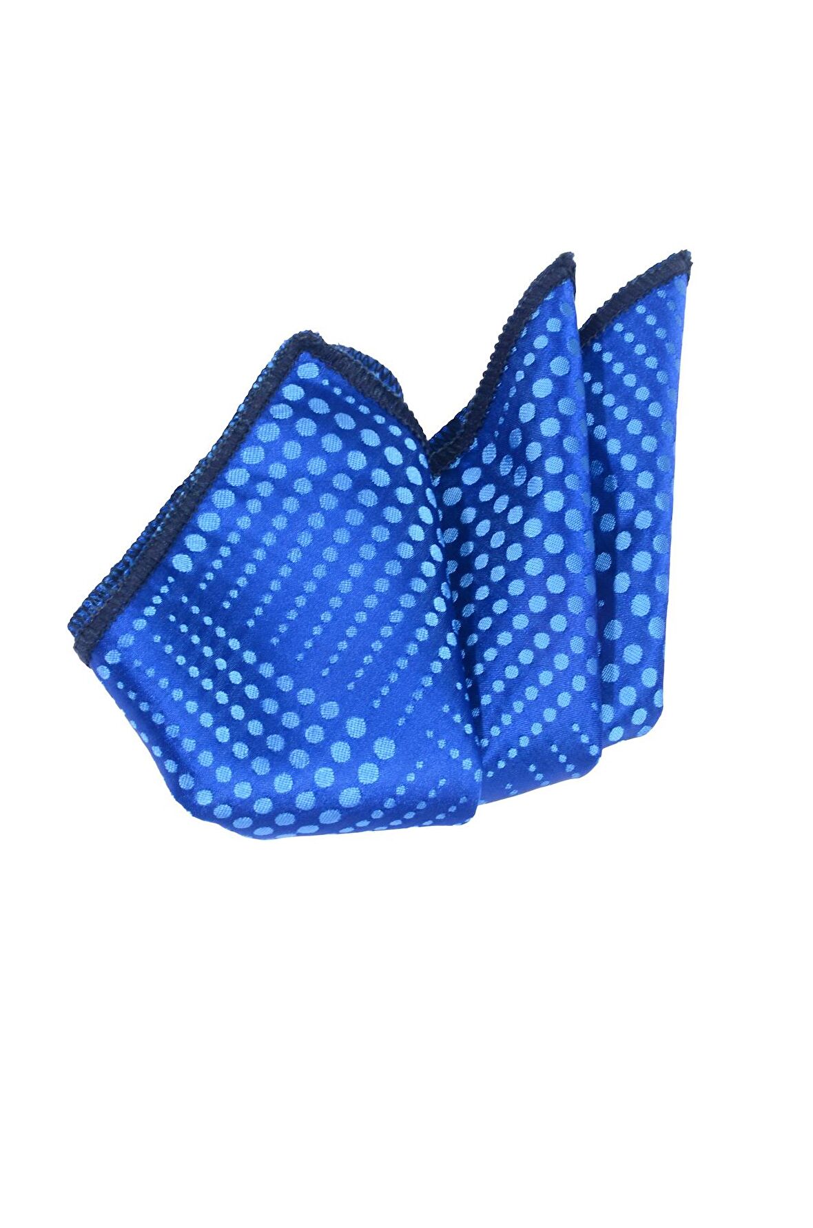 Cengiz İnler Puantiye Desenli Mendilli Mikrofiber Erkek Kravat