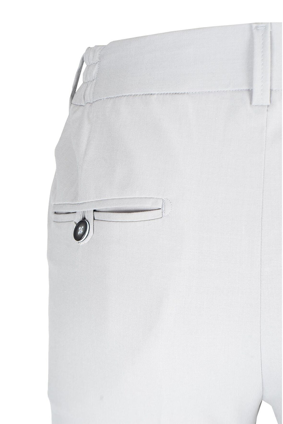 Düz Gabardin Kumaş Slim Erkek Pantolon