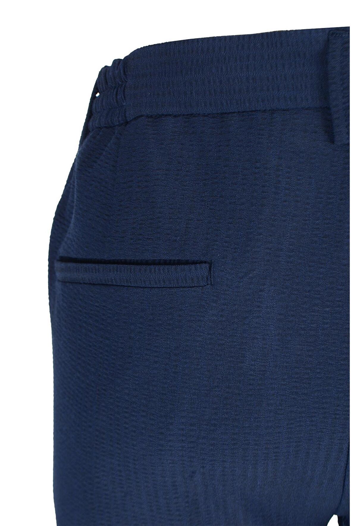 Gofre Düz Yan Cep Slim Erkek Pantolon