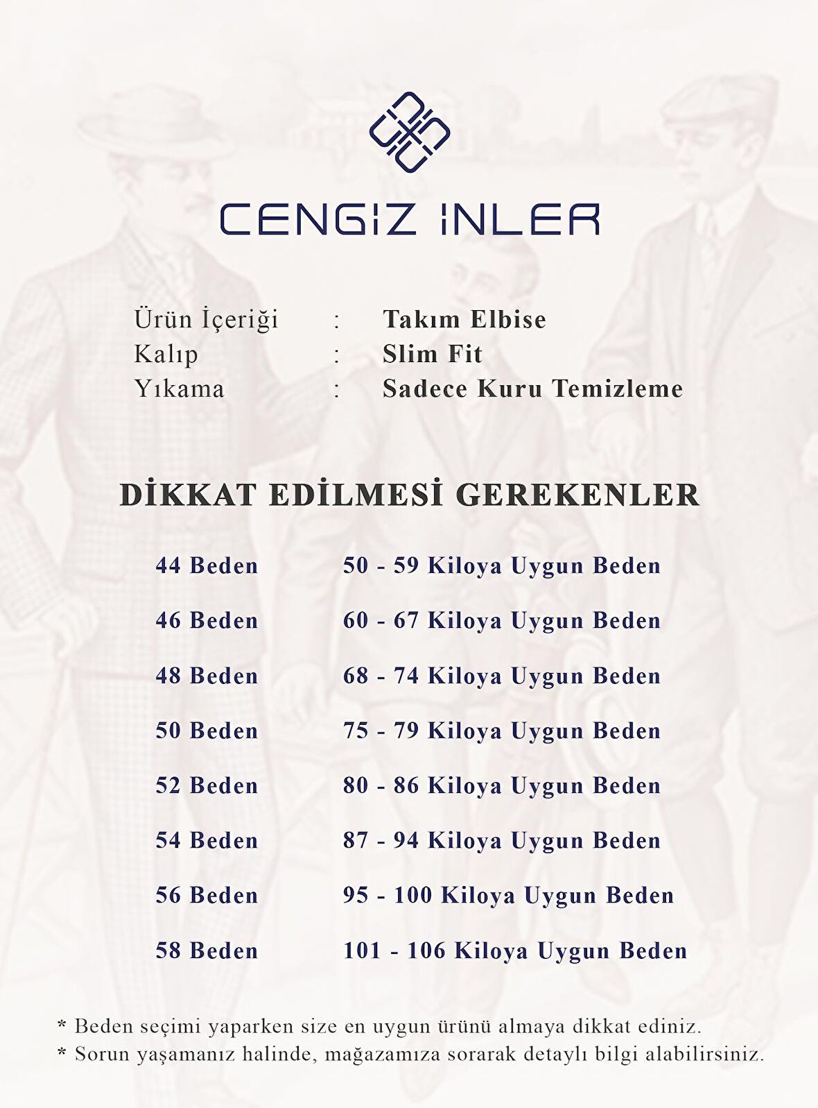 Cengiz İnler Keal Deseneli Erkek Kruvaze Takım Elbise