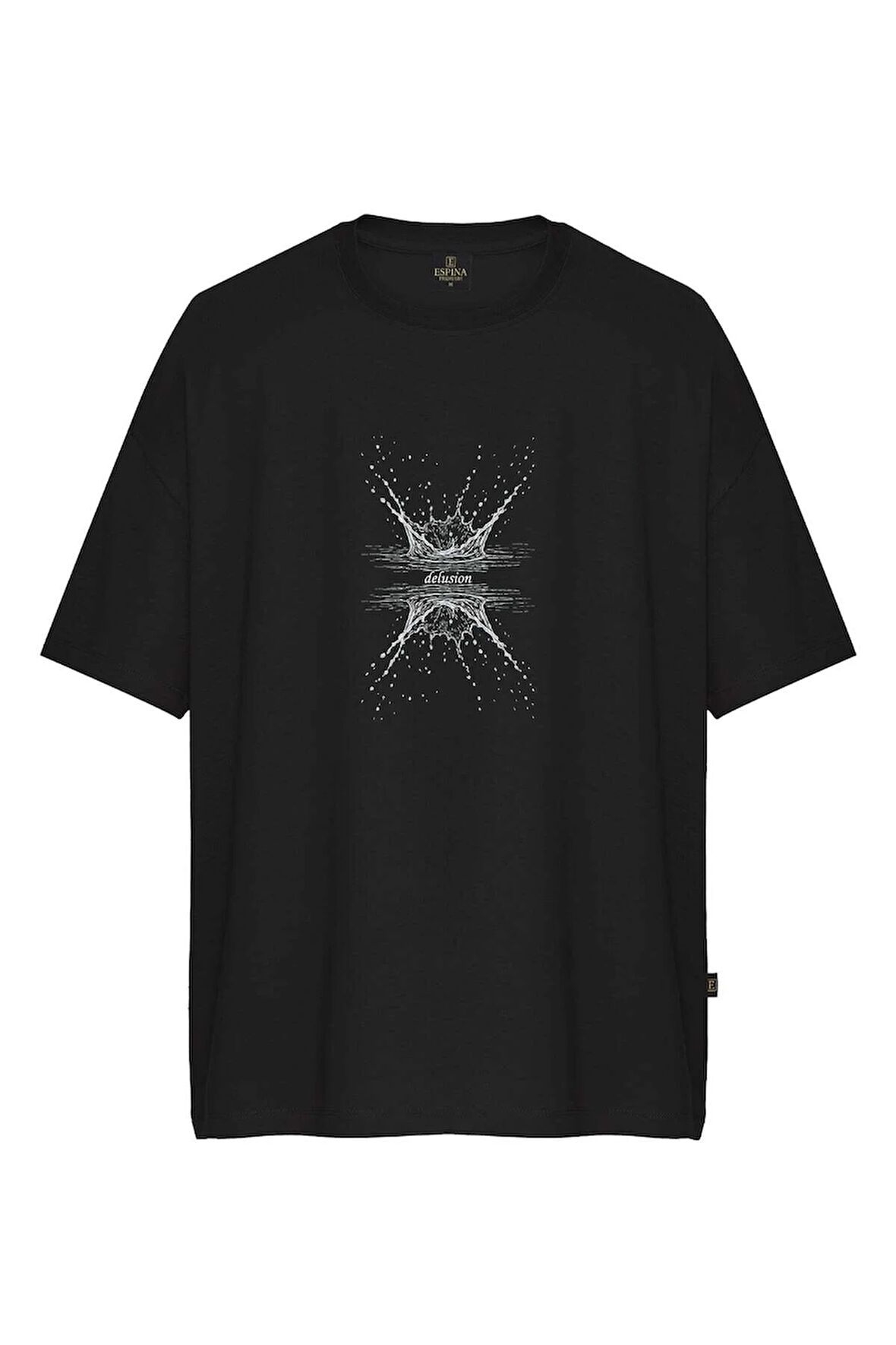 Unisex Delusion Baskılı Oversize Tişört