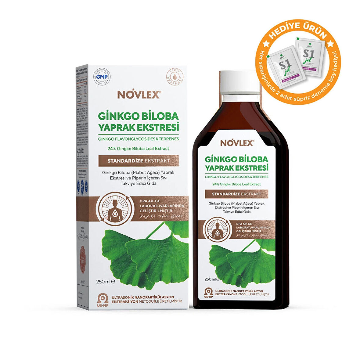 Novlex Ginkgo Biloba Ekstresi ve Piperin 250 ml