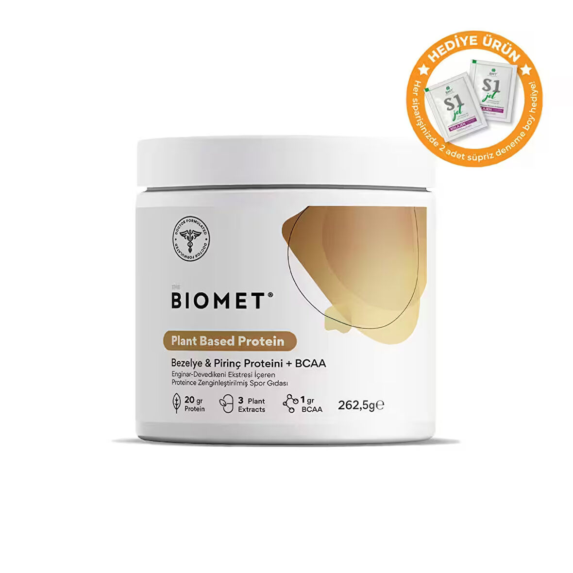 BIOMET Plant Based Protein - Bezelye & Pirinç Proteini + BCAA
