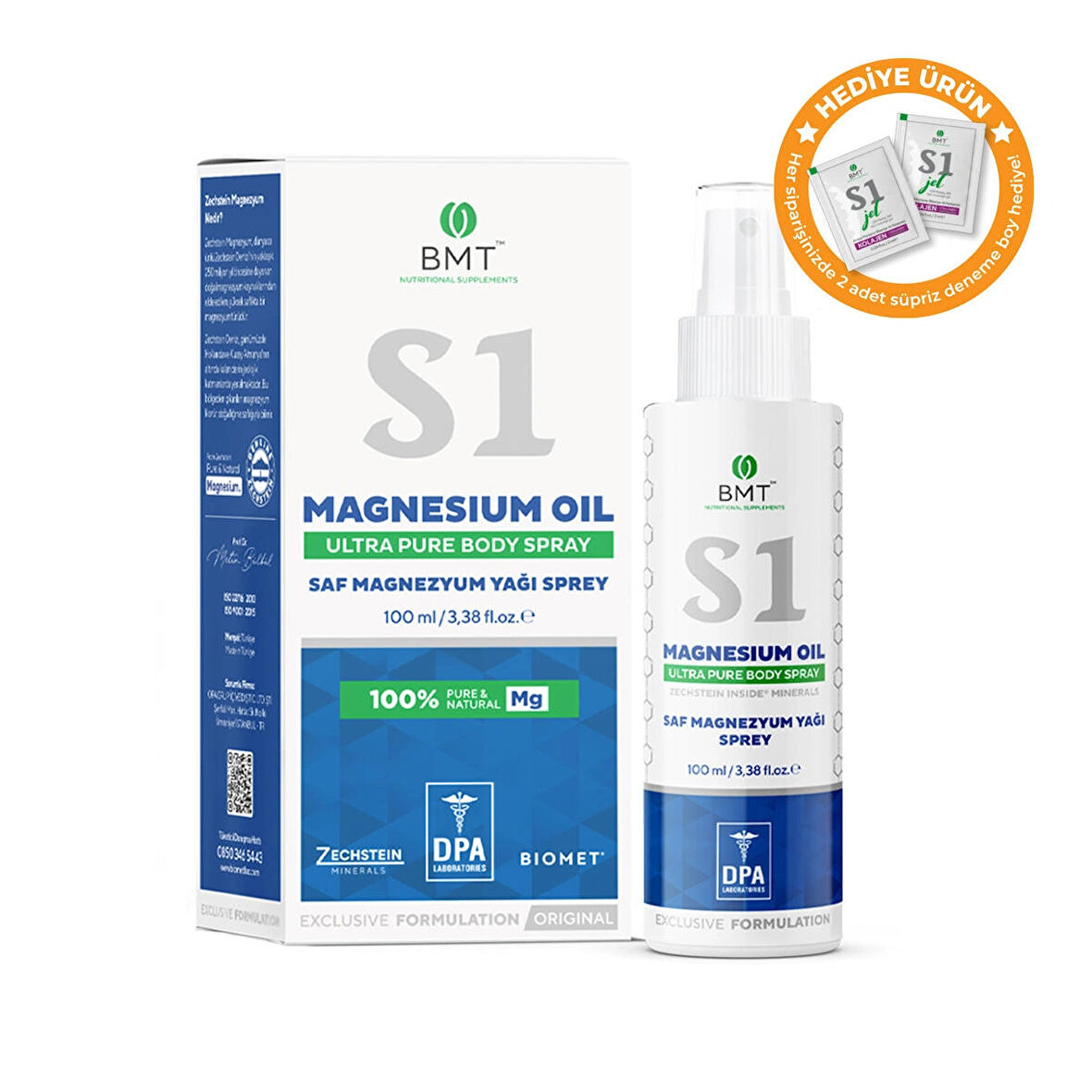 S1™ Magnezyum Yağı 100 ml Zechstein