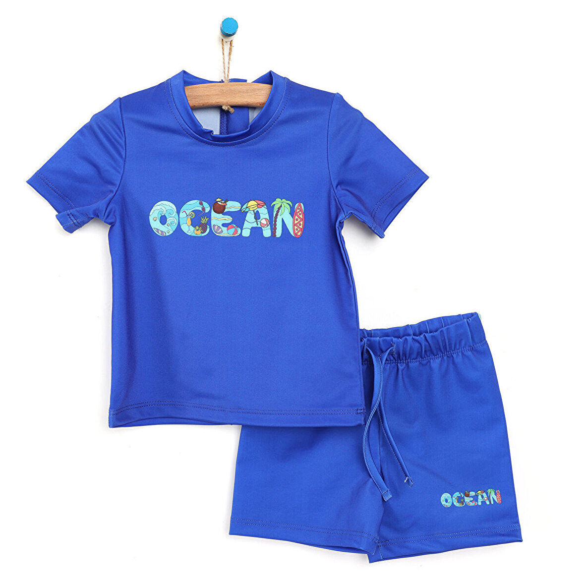 Neopy Erkek Bebek Ocean Tshirt Slip Mayo Takım