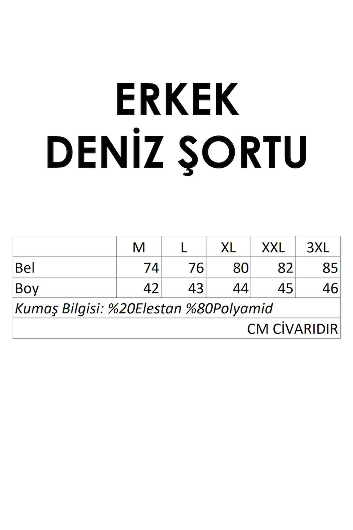 Erkek Deniz Havuz Şortu Desenli Hank S246 Turkuaz | M