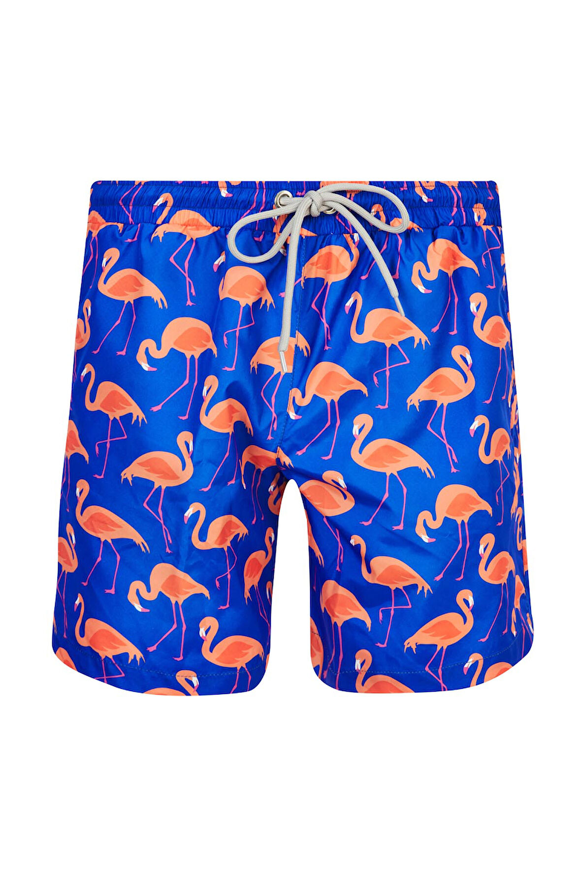 Erkek Deniz Havuz Şortu Desenli Kane S247 Saks | XXL