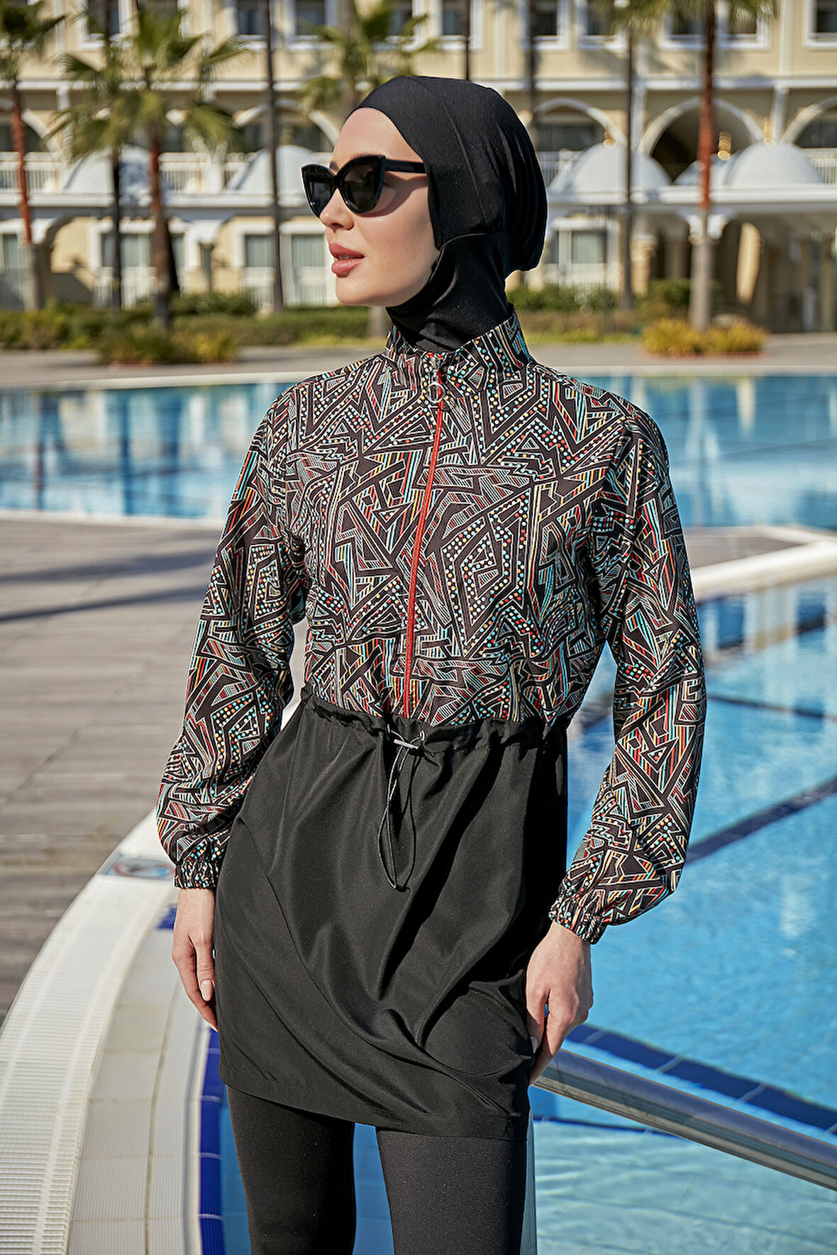 Remsa Tam Kapalı Tesettür Mayo R120 Dilay | XL