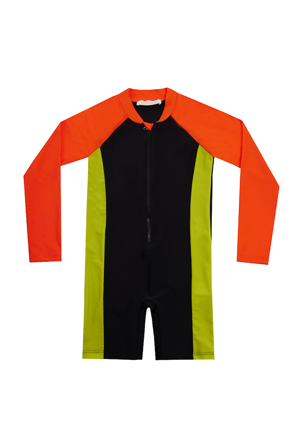 UV Korumalı Uzun Kollu Şortlu Tulum Bebek Yüzücü Mayo 5236 Siyah | 9-10 YAŞ