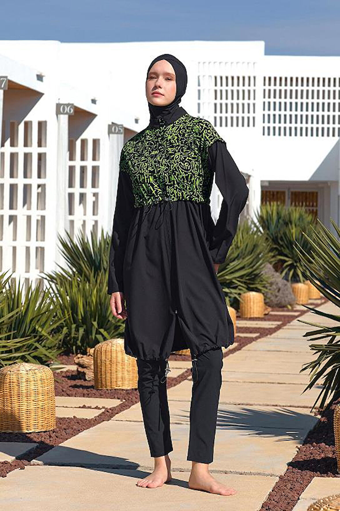 ADASEA 251217 Selına Uzun Kollu Tesettür Mayo