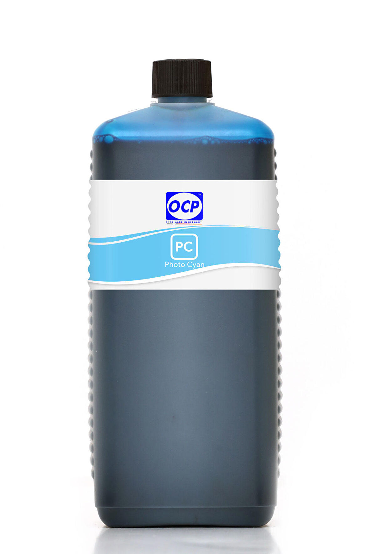 OCP Canon BJI 965 Uyumlu Yazıcı Mürekkebi 1000ml PC Photo Cyan Foto Mavi Dye