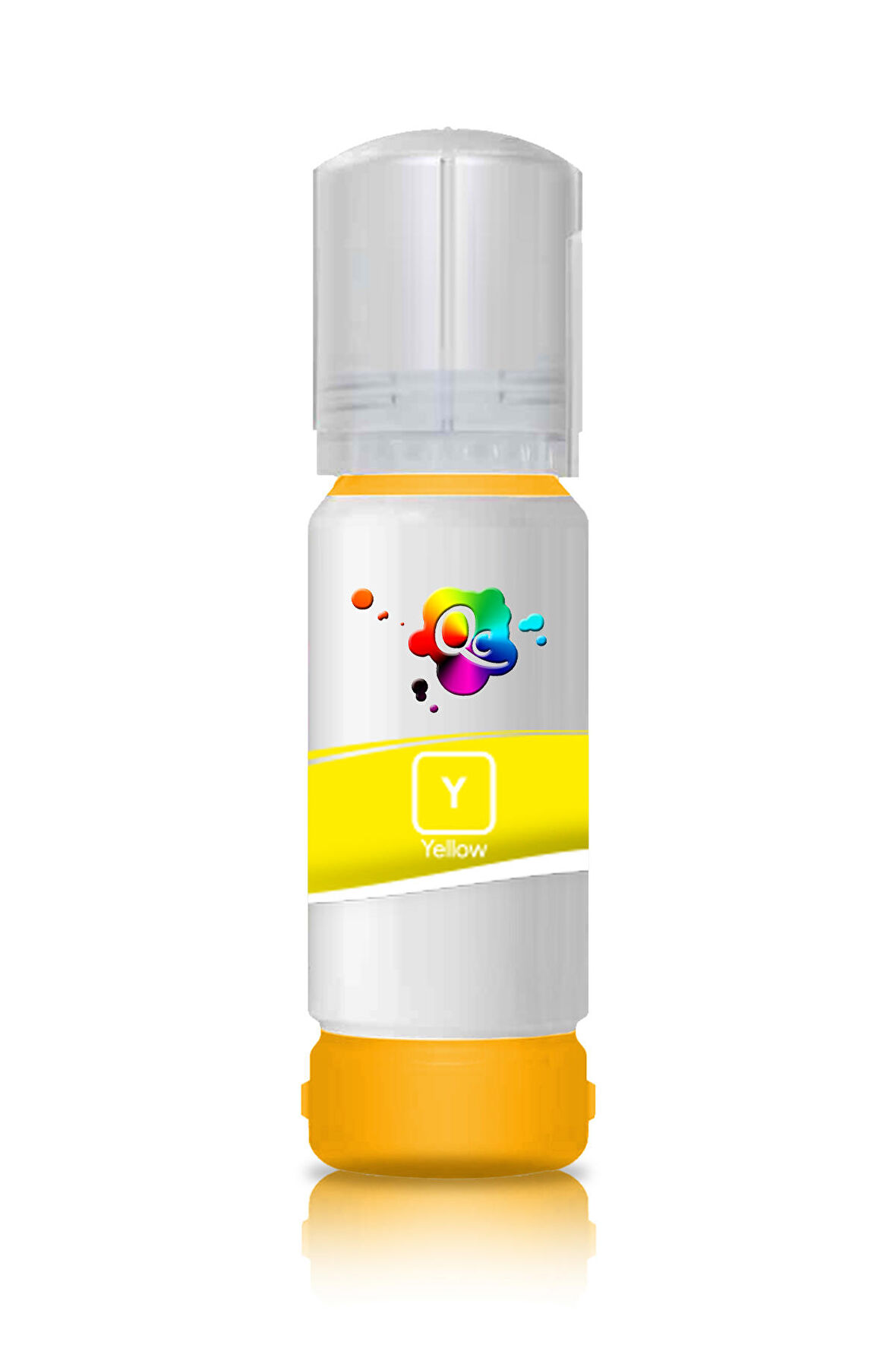 QC Epson EcoTank ET-5170 Uyumlu Yazıcı Mürekkebi 70ml Y Yellow Sarı Pigment