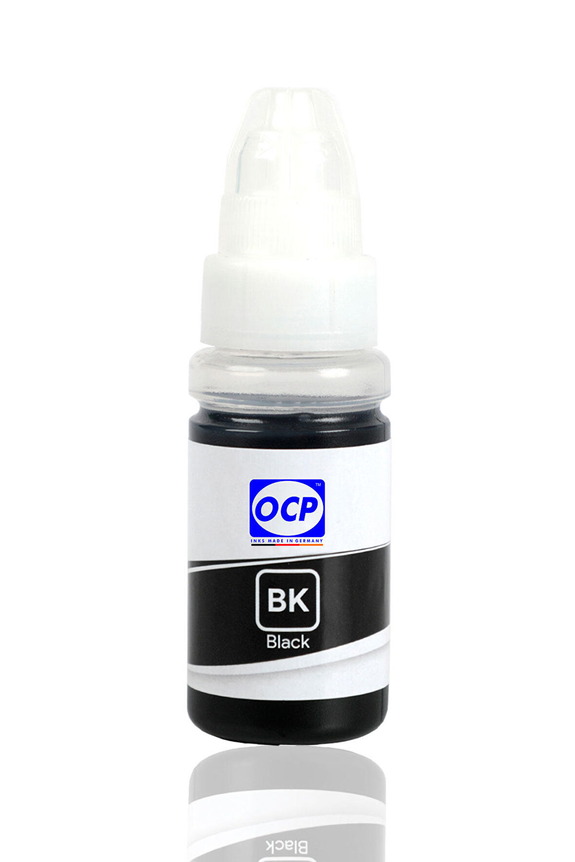 OCP Epson EcoTank ET-2821 Uyumlu Yazıcı Mürekkebi 70ml BK Black Siyah Dye
