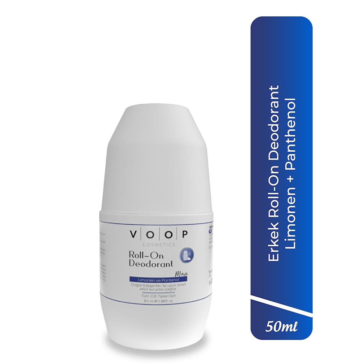 Erkek Roll-on Deodorant Limonen + Panthenol 50 ml