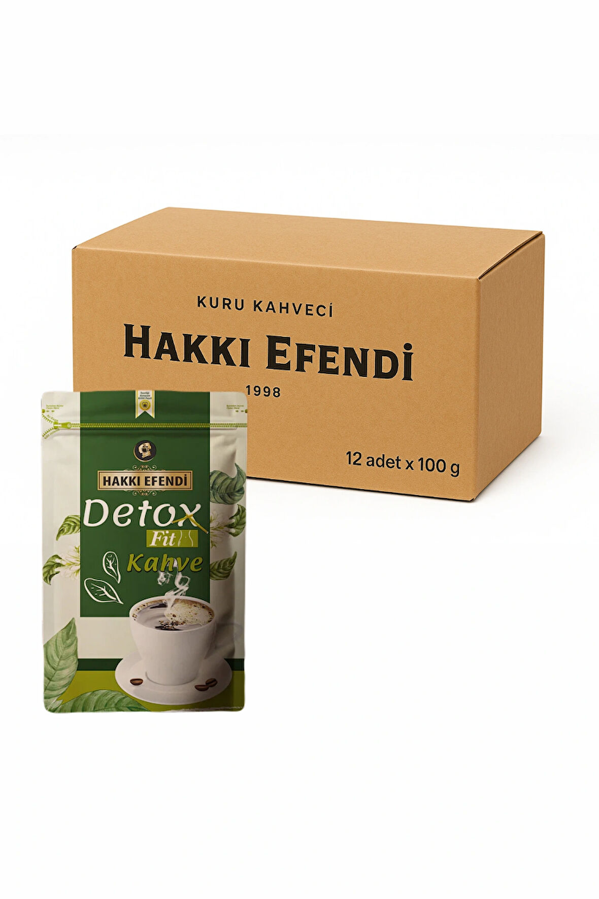 Hakkı Efendi Detox Fit Kahvesi Koli 100gr (12adet)