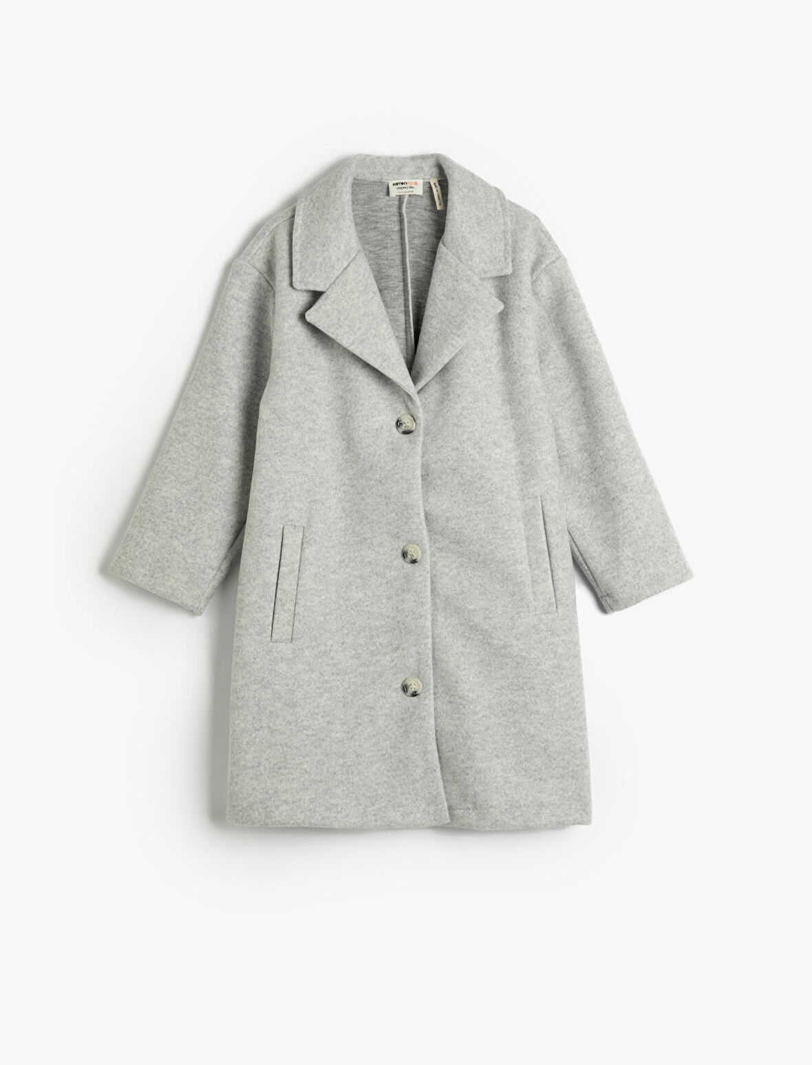 Uzun Mont Düğme Kapamalı Cep Detaylı 