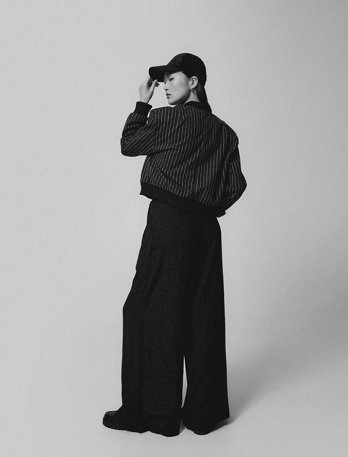 Kışlık Şapka Kadife Fitilli Pamuklu