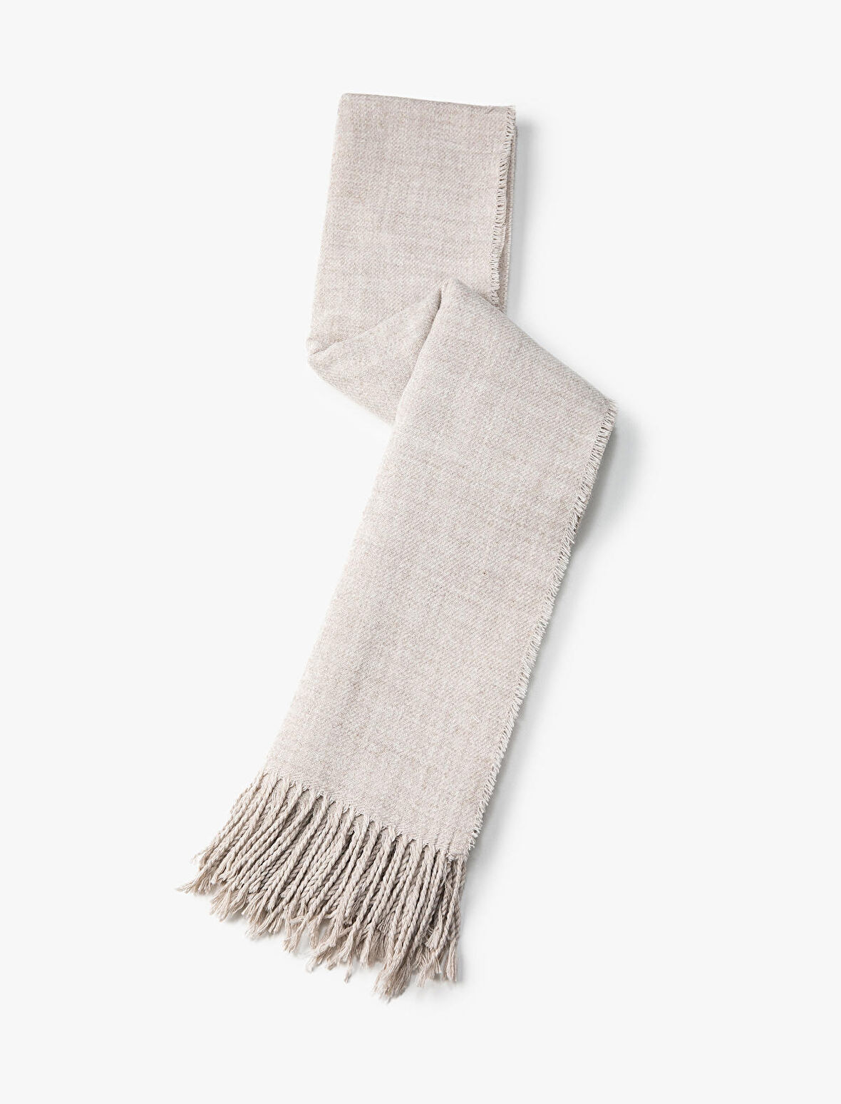 Basic Şal Püskül Detaylı Dokulu