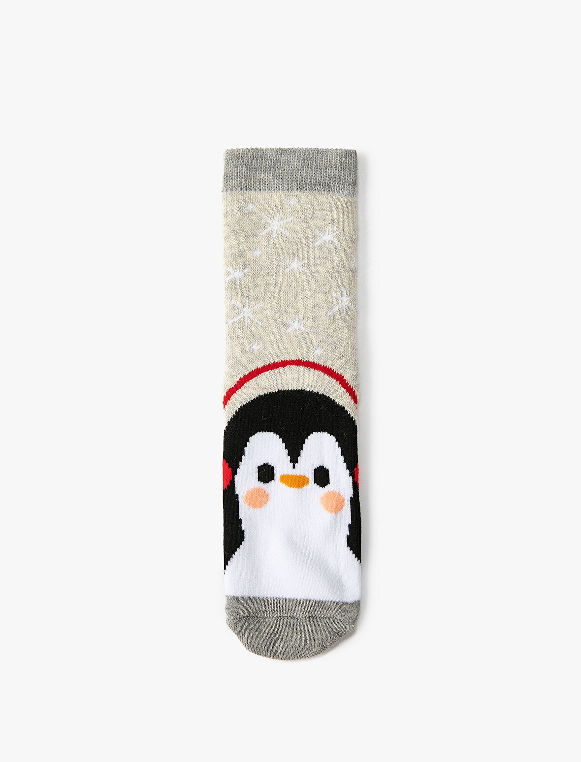 Havlu Çorap Penguen Desenli Pamuklu