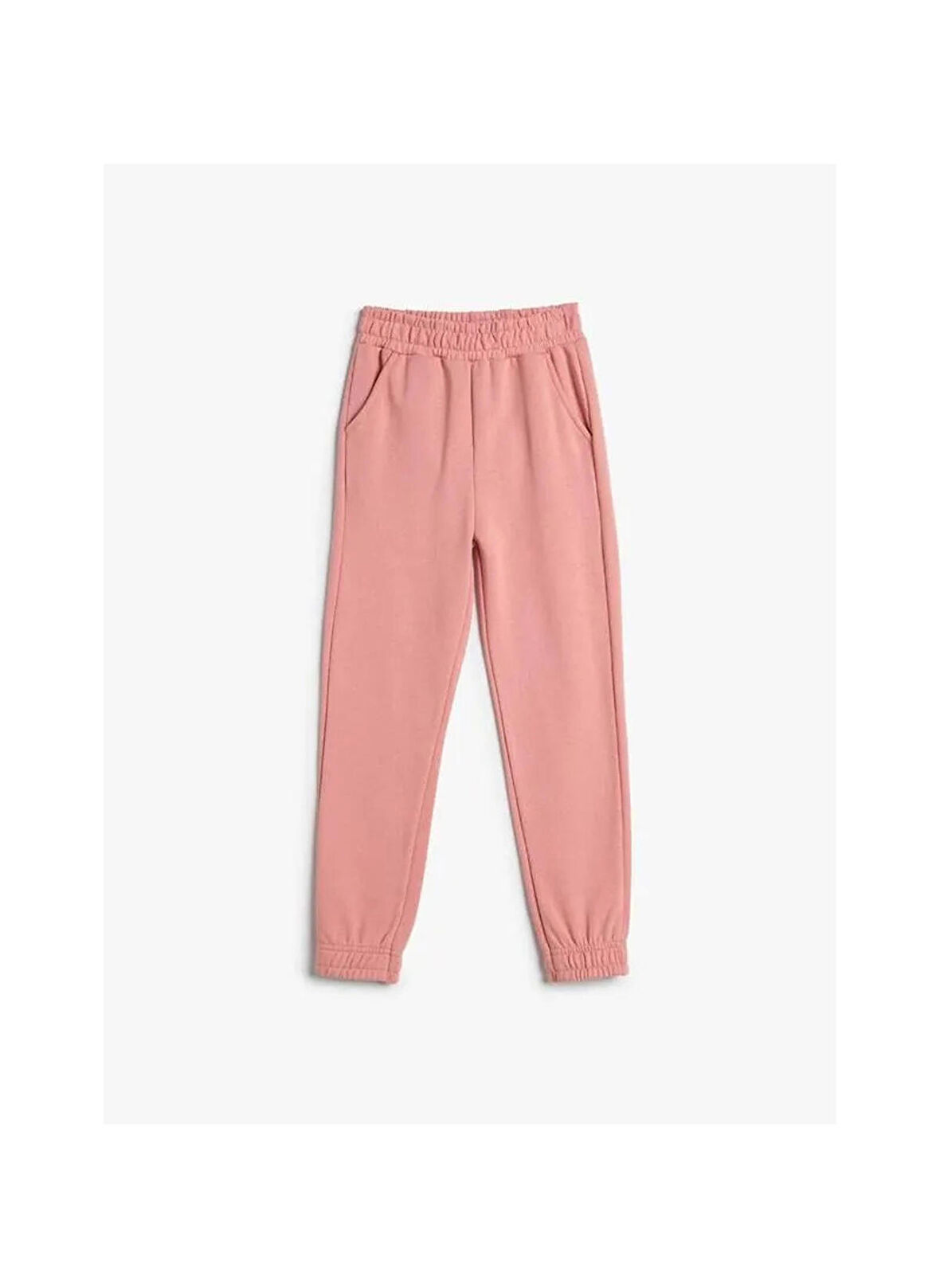 Koton Pembe Kız Çocuk Lastikli Düz Eşofman Altı 4WKG40151AK