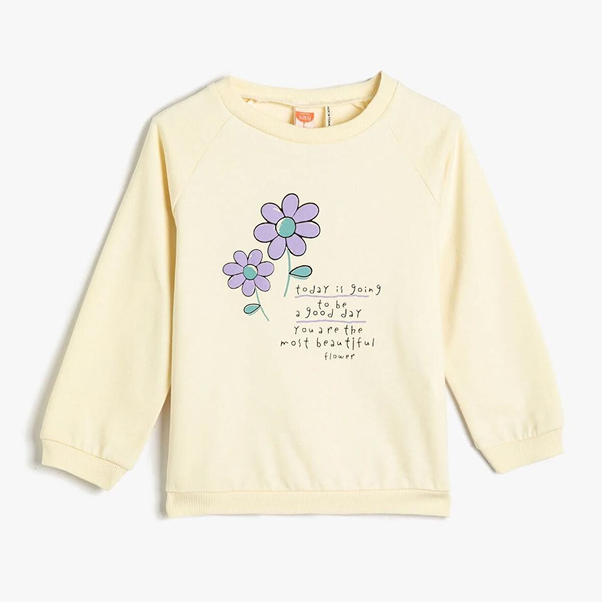Koton Kids Çiçekli Sweatshirt KOTON-4WMG10132AK534
