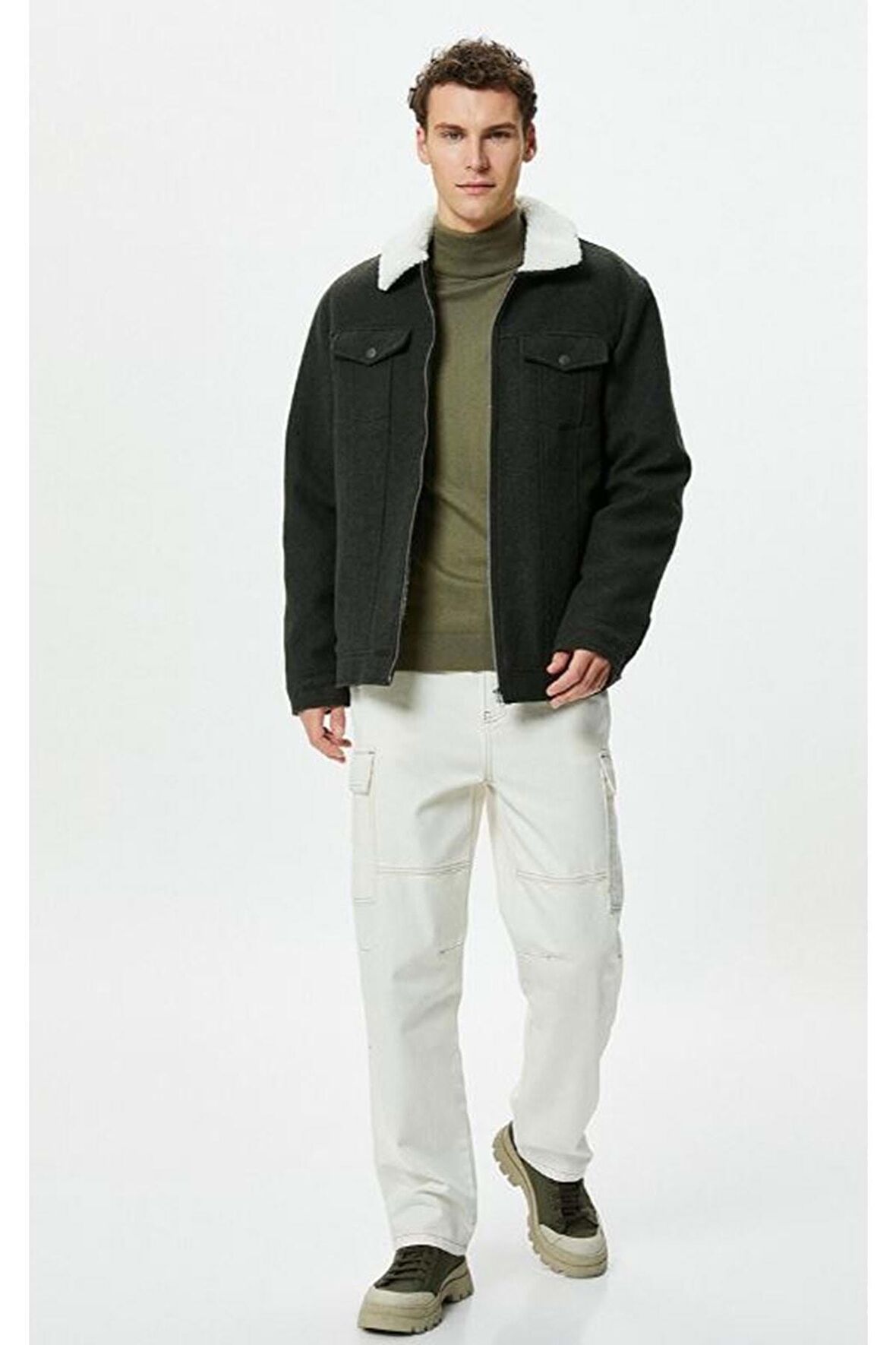 Erkek Giyim Ceket 4WAM20091HW Haki