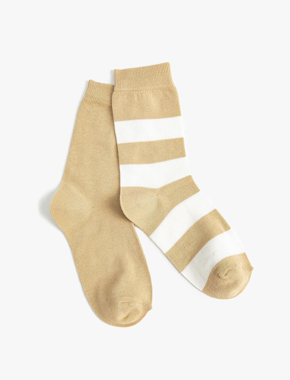 2'li Soket Çorap Seti Renk Bloklu