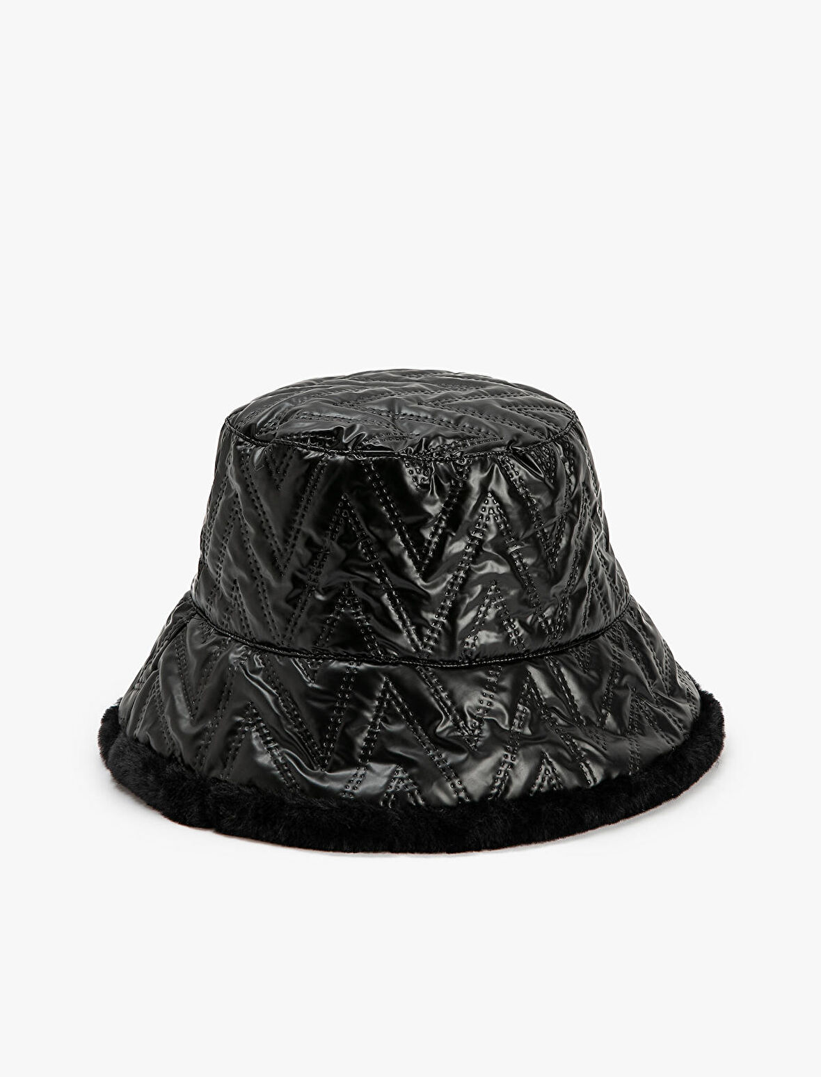 Bucket Şapka Su İtici Çift Taraflı Kapitone Balıkçı Şapkası